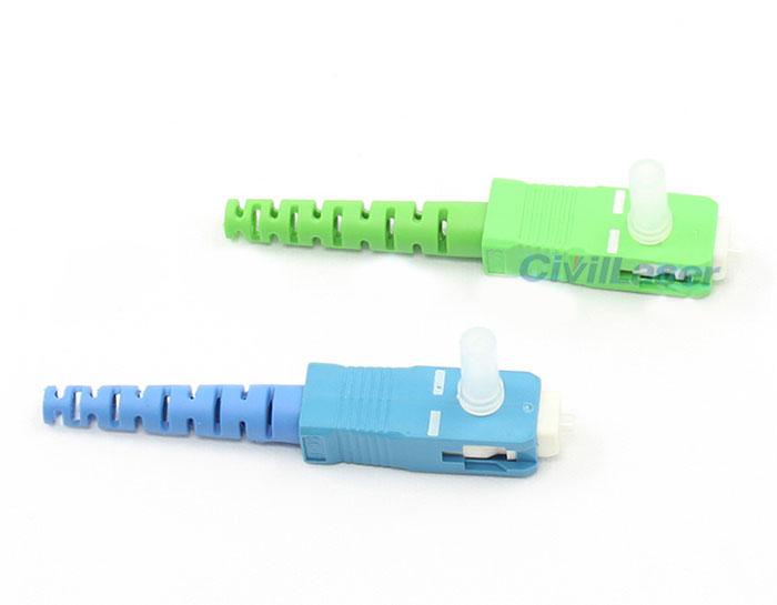 SC Singal Mode Low insertion loss Fiber Optic Connector